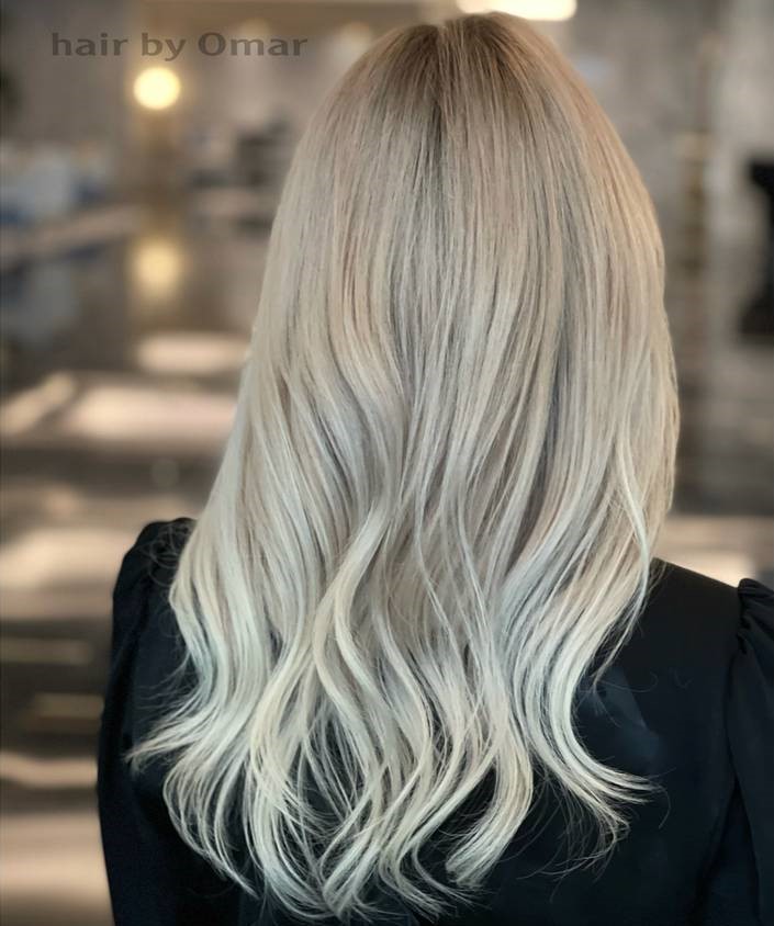 Ash Blond hair