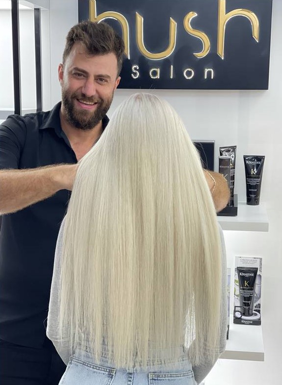 Ash Light Blond hair color